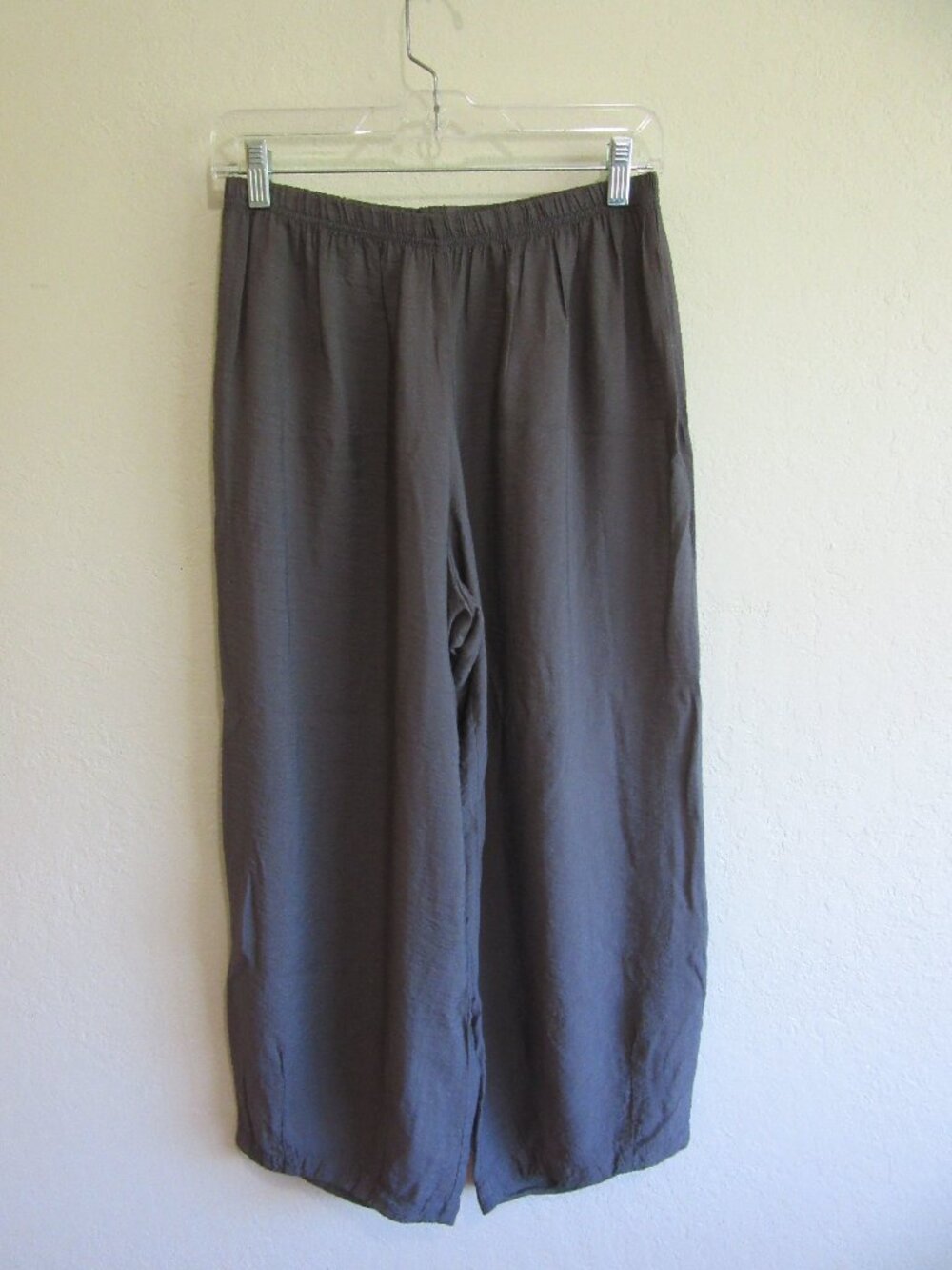 cut-loose Gray S Lightweight Semi Sheer Baggy Barrel Pants